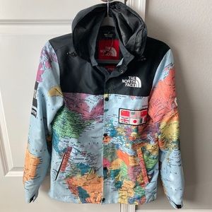 The North Face x Supreme World Map Hooded Jacket